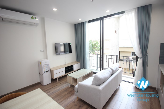 Bright one bedroom apartment for rent in Lieu Giai, Ba Dinh